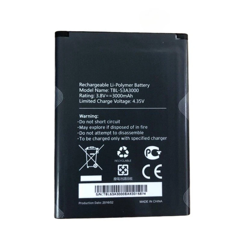 TBL-53A3000 TBL-53B3000 High Quality Router Battery 3.8V 3000mAh for Neffos TP-link M7650 M7450 Brand New Replacement Battery