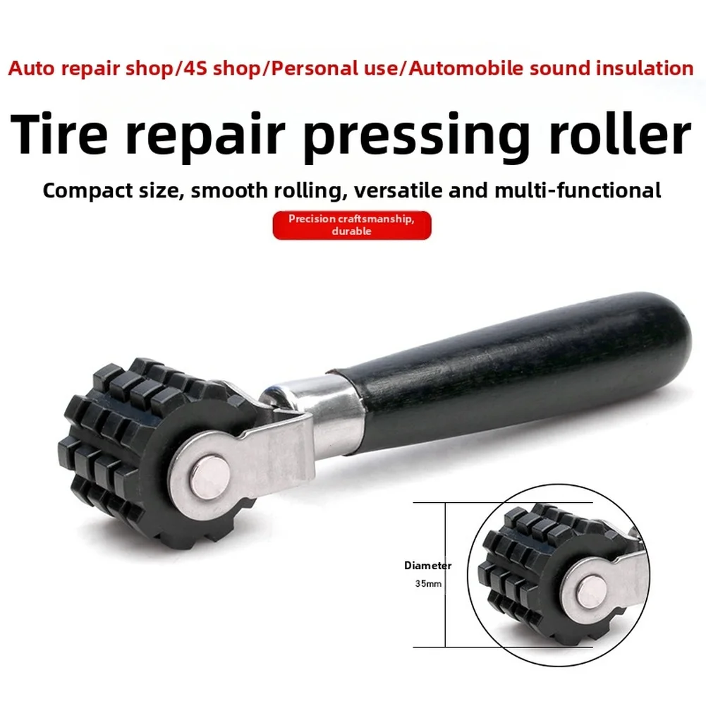 

Tire Repair Rolling Tool for Cold Patch Pressing with Compact Design Suitable for Auto Repair and Personal Use