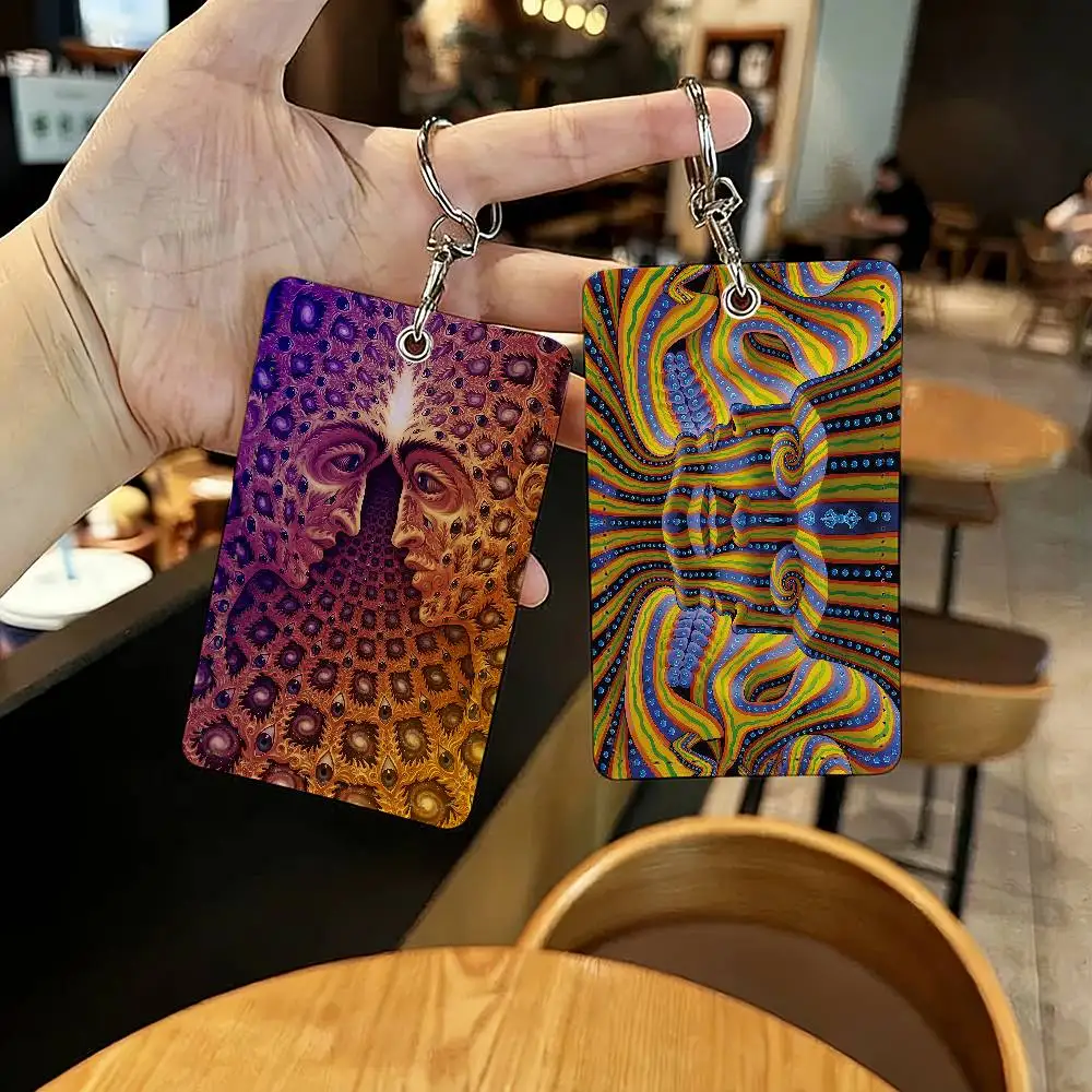 Art Alex Grey Card Holder Suitable For Bank Access Library  Parking Bus Subway And Keychain