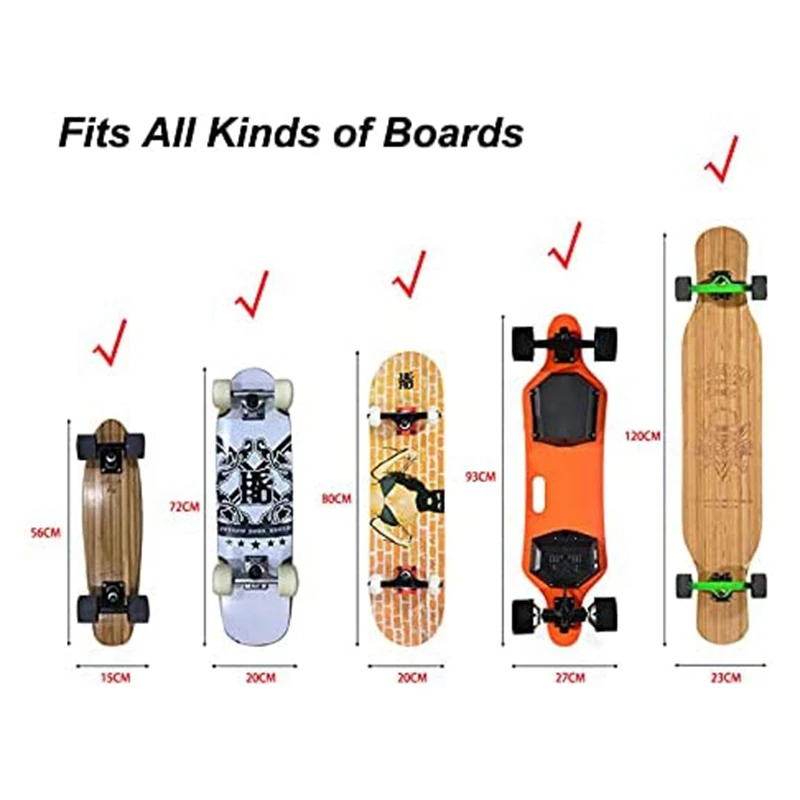 أجهزة لوح التزلج ، أدوات تزلج من نوع T لوح التزلج الناهض وسادات الصدمة ، مسامير الأجهزة بالمستخدم ، غسالات المحور/المكسرات/الفواصل