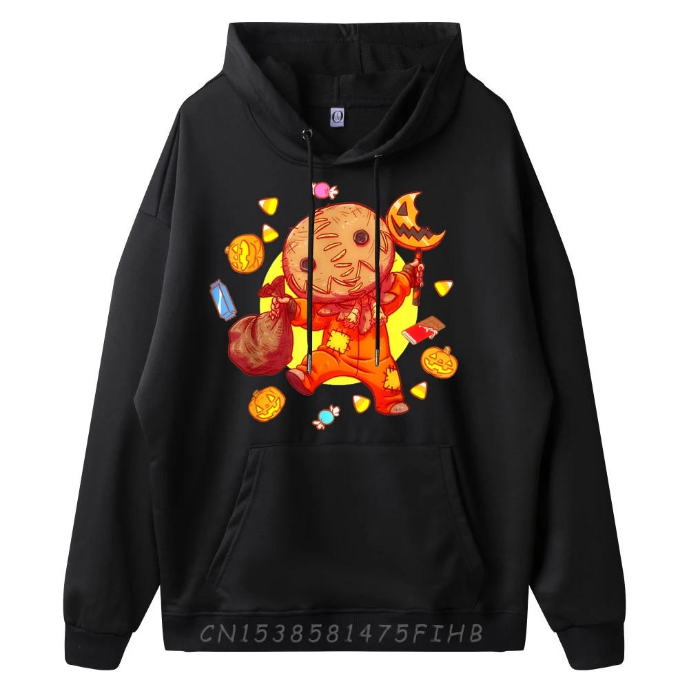 Trick Or Treat Cute Sam Funny Halloween 2021 Funny Hoodie Luxury Sweater Father's Day Christmas Sweater