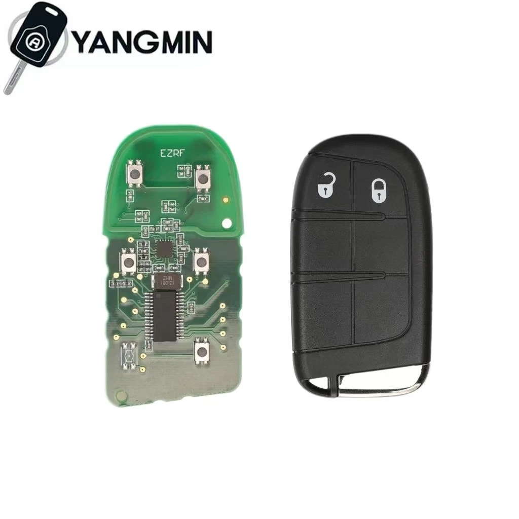 يانجمين ما بعد البيع مفتاح بعيد ذكي بدون مفتاح لسيارة جيب رينيجيد كومباس C-CUV Trailhawk SIP22 M3N-40821302 68250335AB 433mhz 4A #4