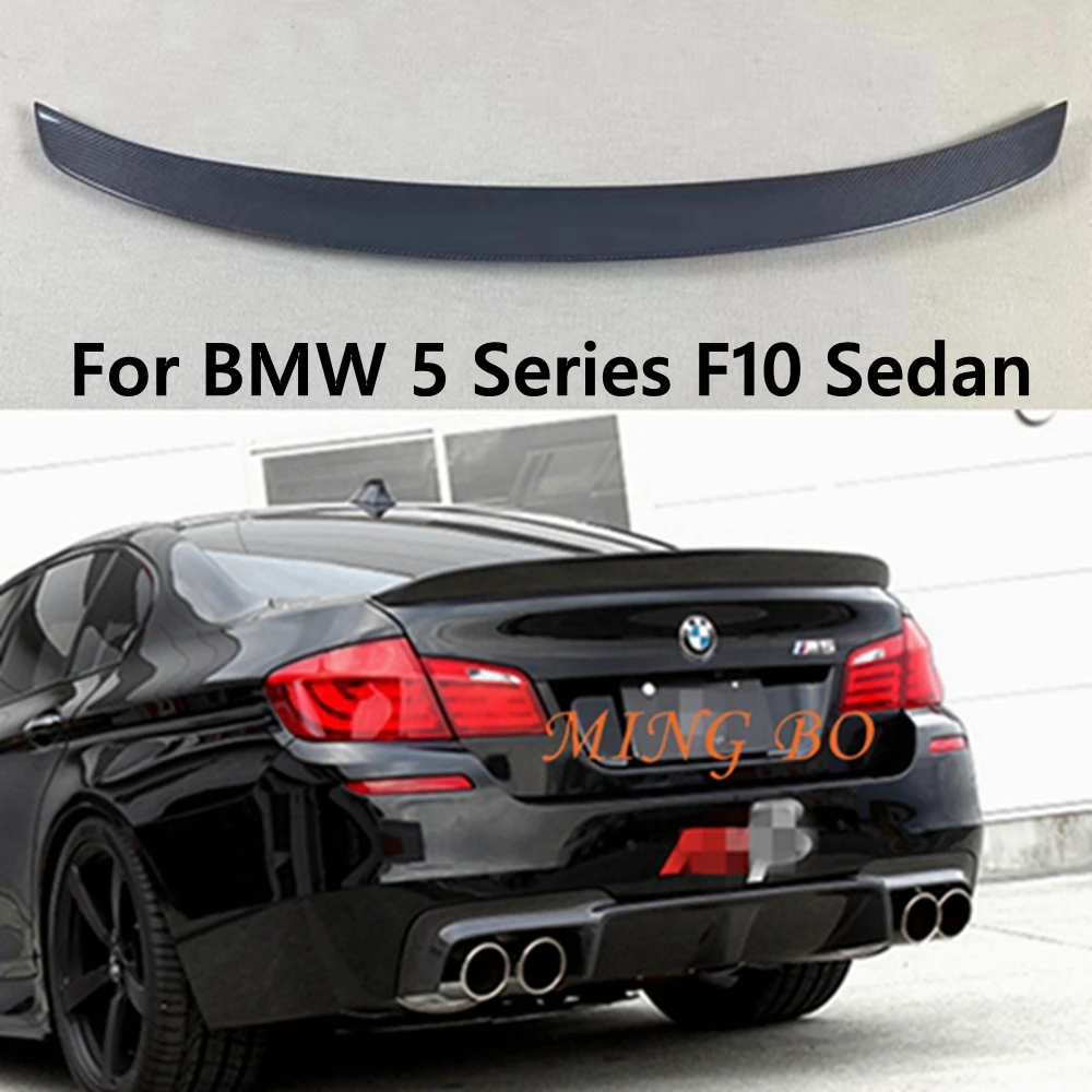 

For BMW 5 Series F10 F18/F10 M5 Sedan 3D Style Carbon Fiber Forged Carbon Rear Spoiler Trunk Wing 2009-2017