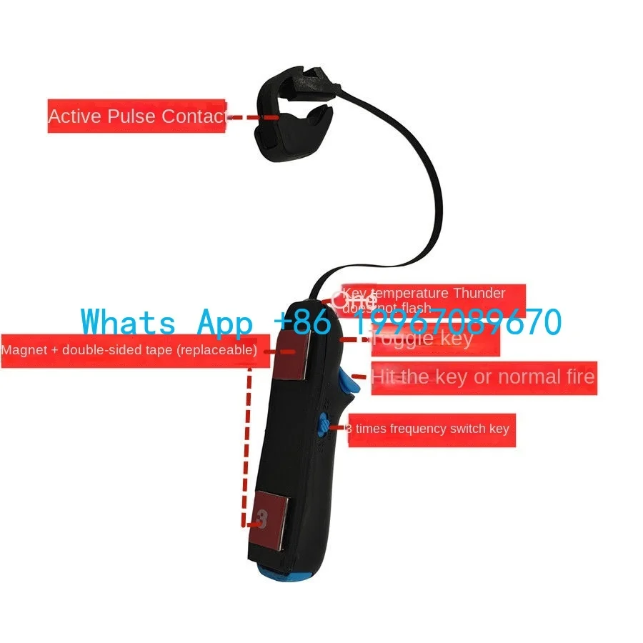 Magnetische iPad FPS Games Tablet Connector 6-vinger, 8-vinger, 7-vingerbediening 3X verstelbare gamingcontroller