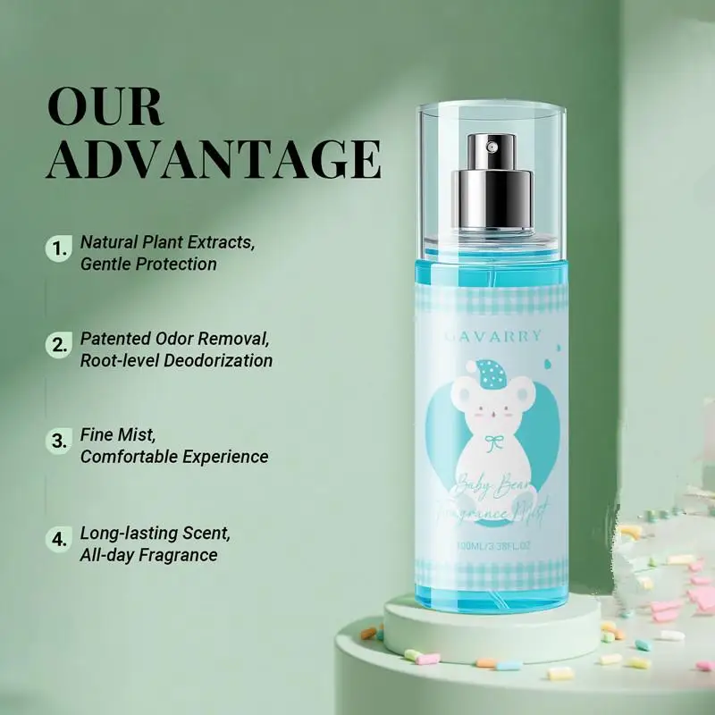 

Цветочный фруктовый ароматный спрей для тела, стойкий, 100 мл, без спирта, подходит для летнего использования