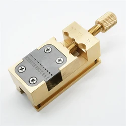 Pure Copper Pliers Fixture Pointer Tube Clamp Manual Vise Watch Collet Tightening Tool Watch Repair Tool Watch Head Holder