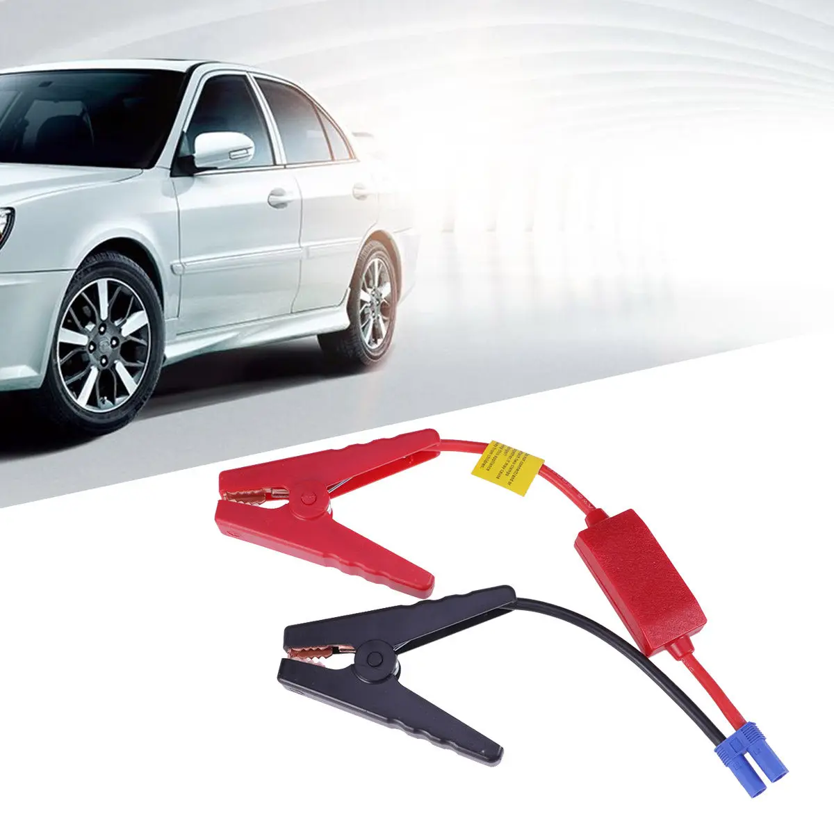 

12V Car Jump Starter Clip Insulated Anti-Reverse Type Socket Car Emergency Start Power Cable Clamp Storage Battery Clamp