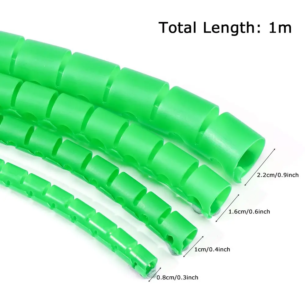 Kabelhülsen, Kabelhalter, Wickelrohr, Drahtschutz, Leitungsorganisator, spiralförmiger Draht-Organizer, Rohrschutz