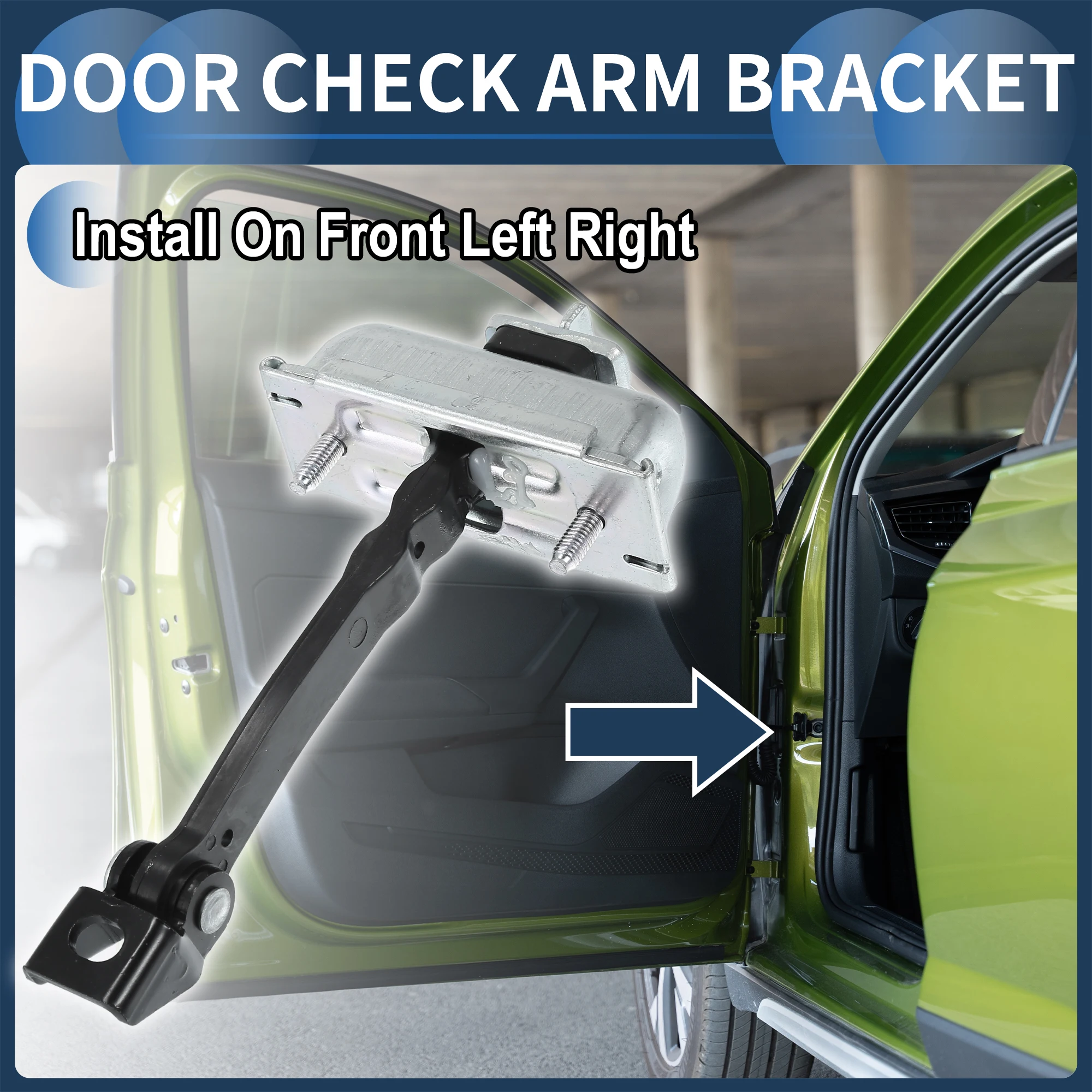 X Autohaux Door Check Strap Stopper Limiter No.BK31V23500AD for Ford Transit 2014-2021