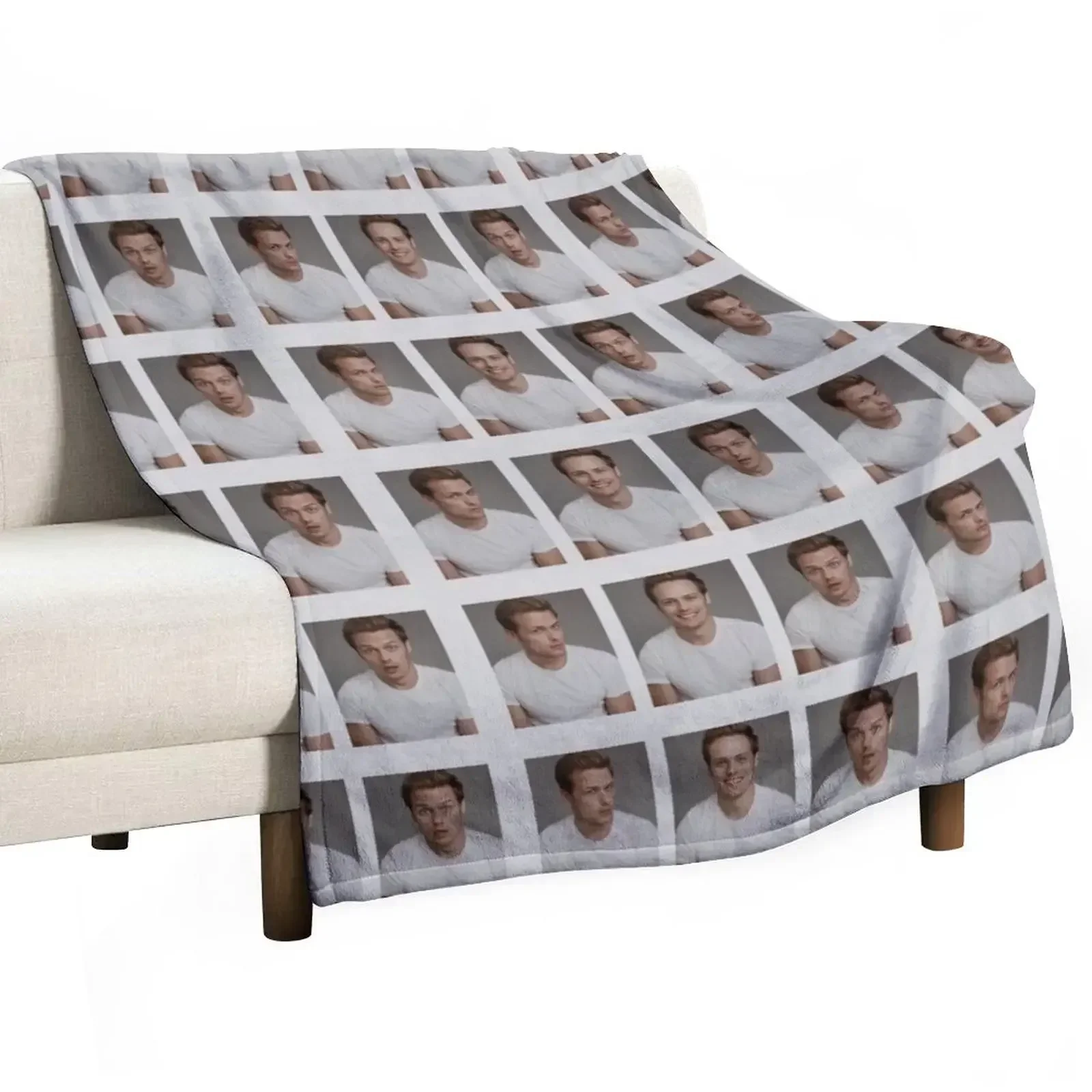 

Sam Heughan Throw Blanket Sofa Throw Flannels Blankets Sofas Of Decoration Polar Blankets