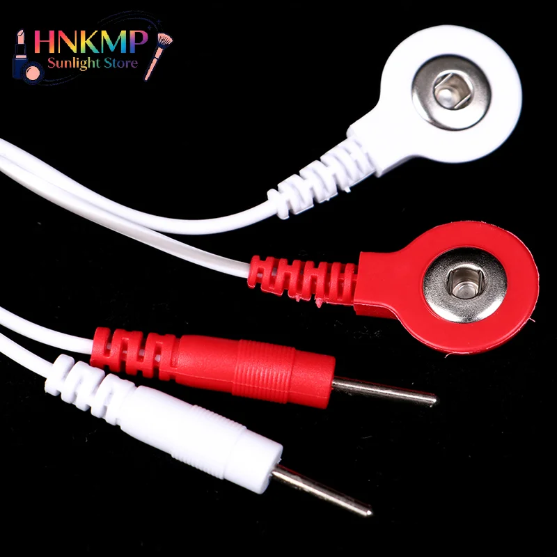 1.5/1.8M 2.35mm DC Replacement Jack Electrode Lead Wires TENS Unit Connector Cables For Muscle Stimulator