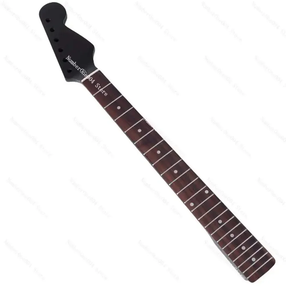 

Mute Black 22-fret Electric Guitar Neck Maple Handle Rosewood Fingerboard for ST Strat Stratocaster