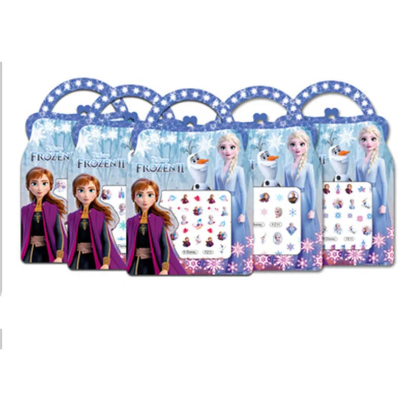 5 Pieces/Multiple Pieces Disney Frozen Elsa Princess Anna and Sophia Princess Mickey Minnie Girl Kids Nail Stickers Makeup Toys