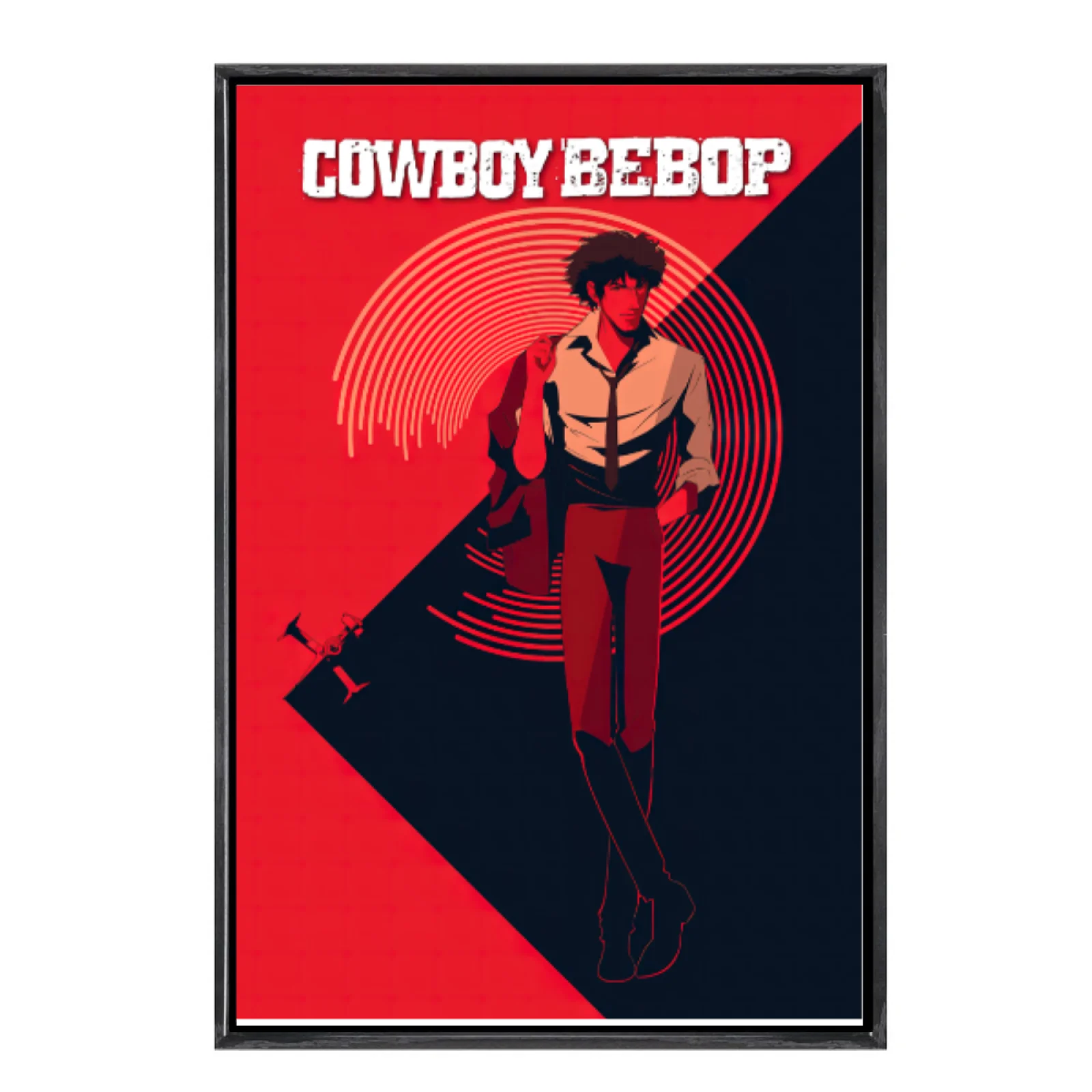 

Japanese Manga Multi-Size Canvas Poster Double Framed Wall Art,Cowboy Bebop Home Decor for Living Room Bedroom
