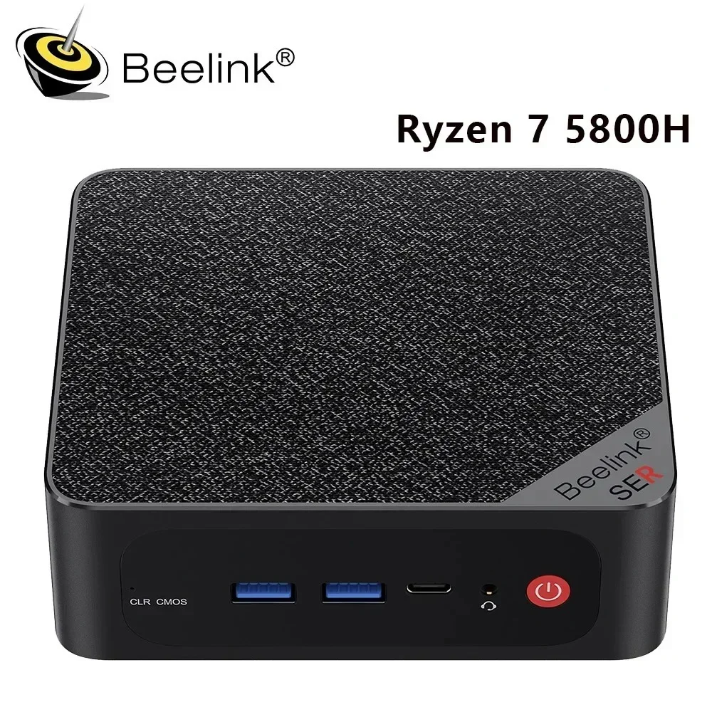 Beelink SER5 MAX Ryzen 7 5800H МИНИ-ПК DDR4 16 ГБ 500 ГБ SSD WIFI6 BT5.0 Настольный игровой компьютер VS SER7 SER8