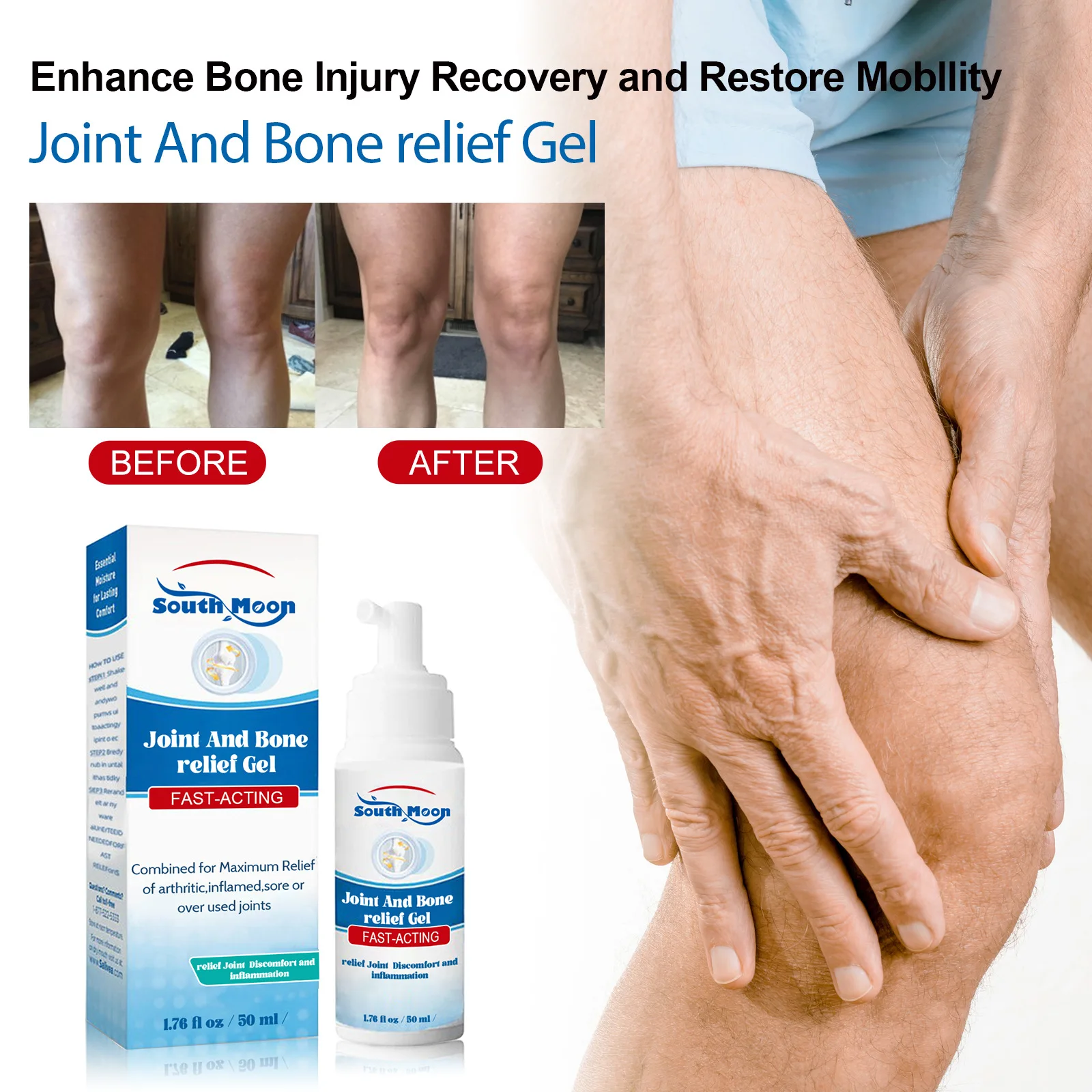 

Joint Care Gel Enhance bone injury recovery Relieve Wrist Joint Knee Muscle and Bone Sore Body Care Gel Skincare