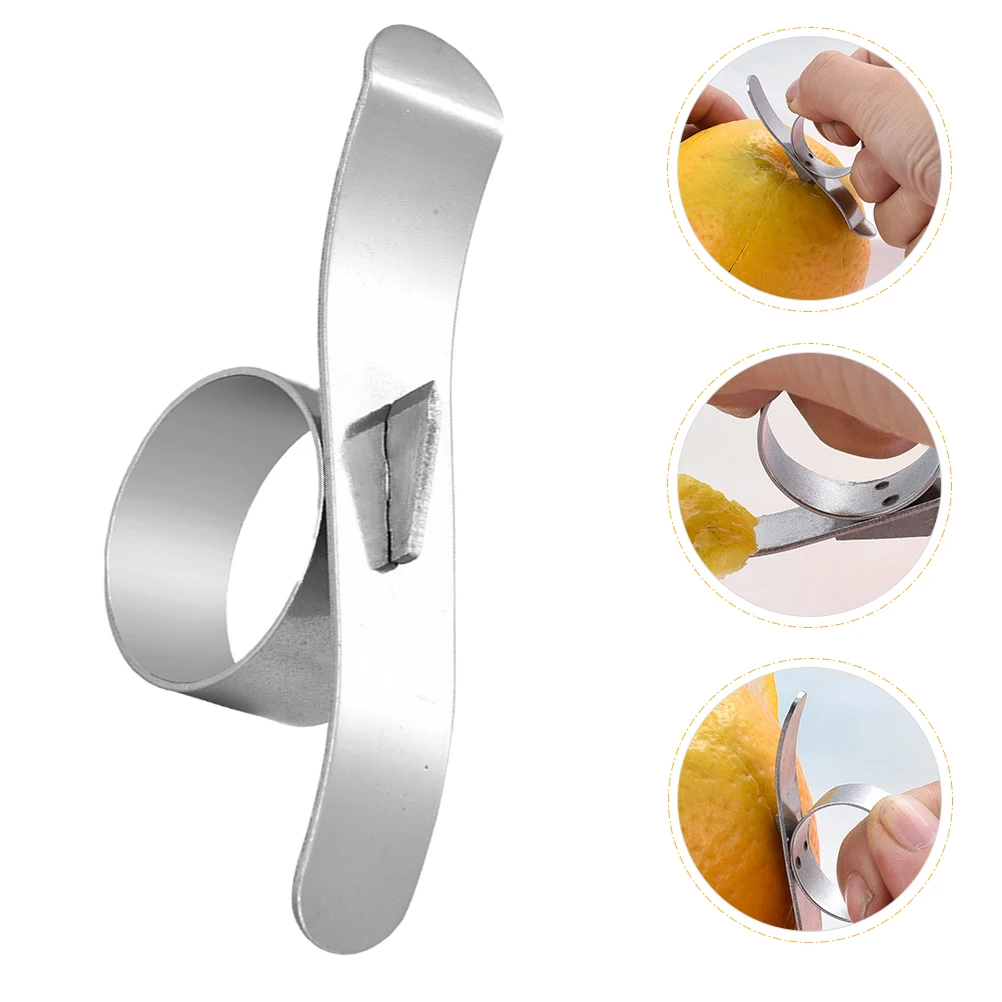 

Advanced Round Citrus Peeler Strong Metal Design for Orange Lemon Lime Grapefruit Fast Simple Operation Round Steel Orange