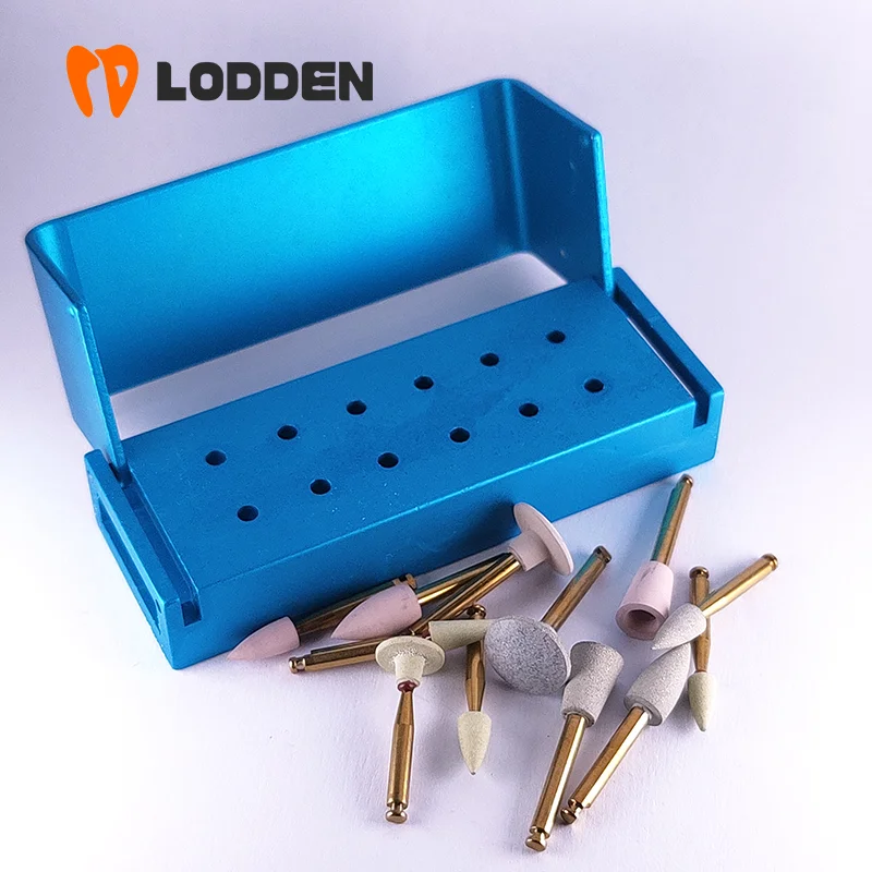 LODDEN Dental RA KIT for Zirconia Lithium Disilicate Polishing SET 7115A Low Speed Denstistry Grinding Silicone Polishers Tools