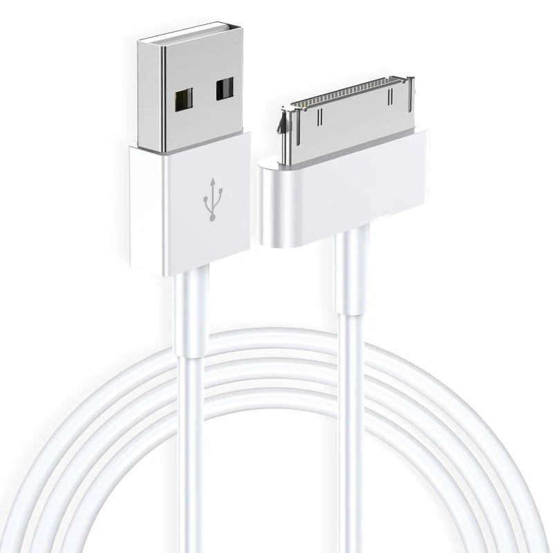 Cable USB de Carga y Datos para Teléfono 4 4s iPod Nano iPad 2 3, Cable de 30 Pines, Cable de Carga USB de 1m, Accesorios para Teléfono