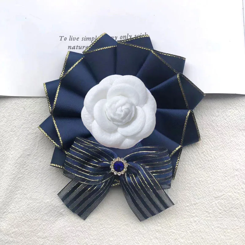 Original Design Handmade Bow Tie Brooch Badge Anime Two-Dimensional Lolita Clothing Accessories Women's Shirt Collar Flower Pins