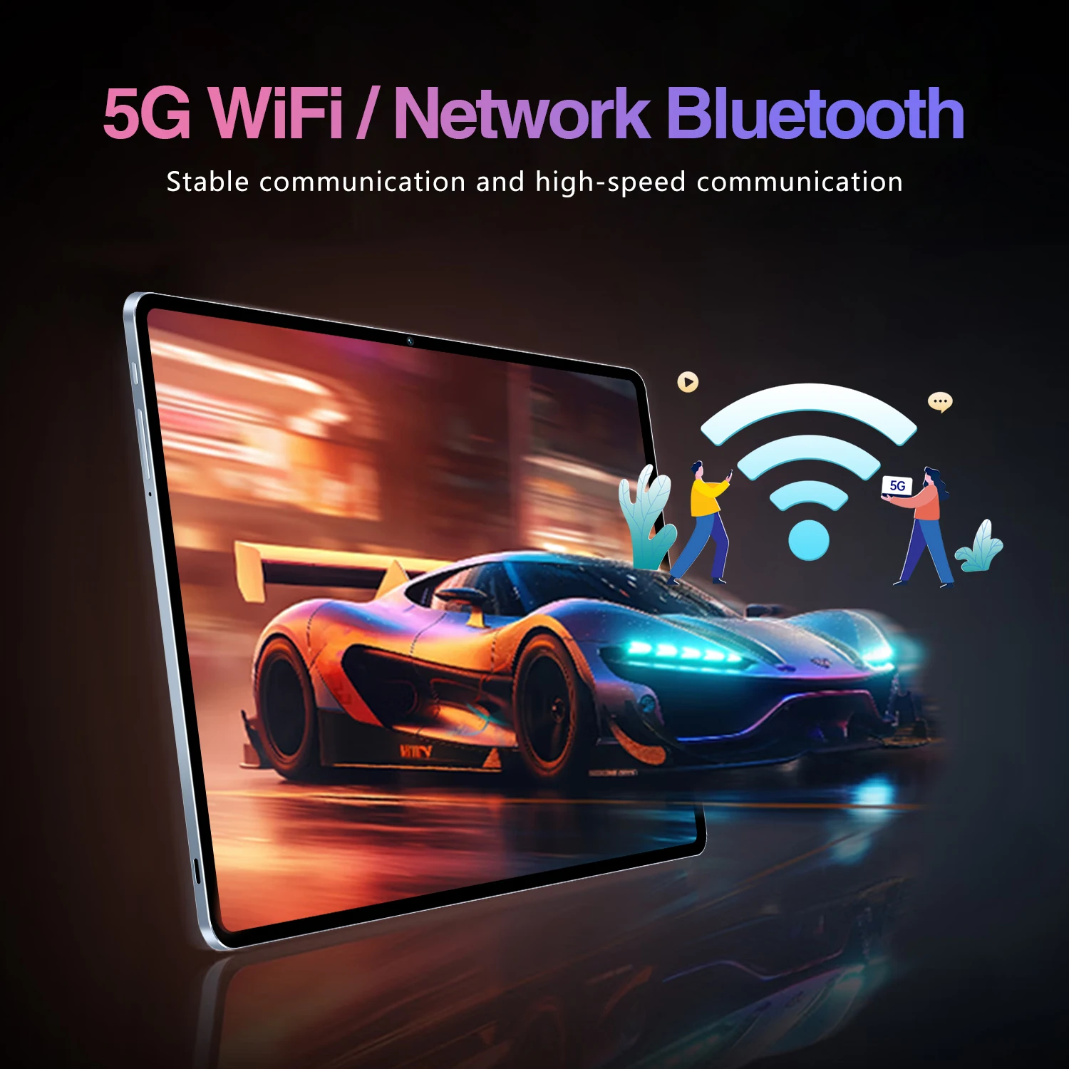 New 10.1 Inch Original Google Tablet Pc Octa Core 6GB RAM 128GB ROM Android 15 Dual SIM Phone Call Full HD Tablets 6000mAh