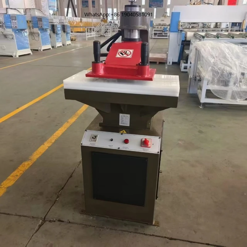 Leather Bag Accessories  Making Machine 10T Hydraulic Swing Arm Cutting Machine