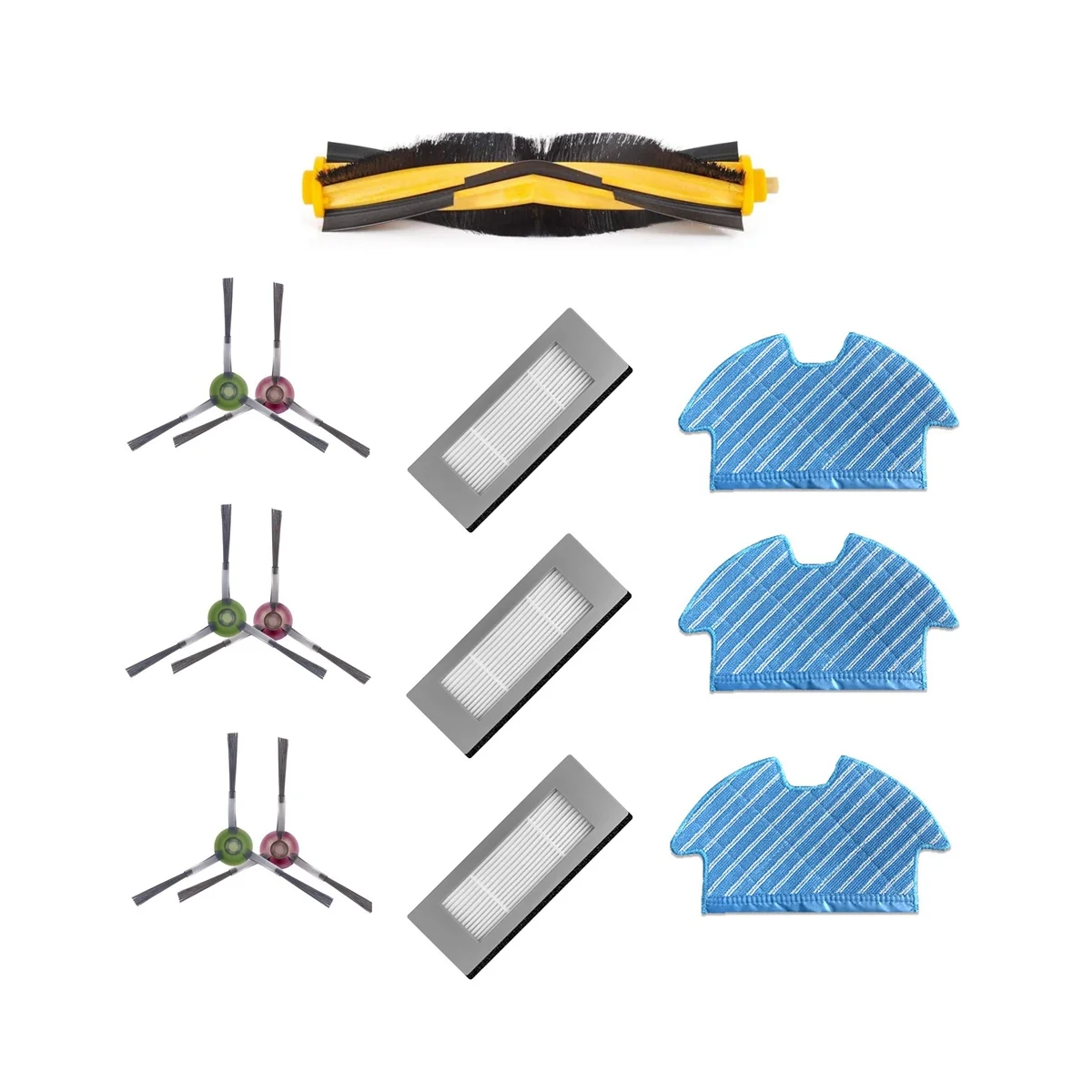 

Для Deebot OZMO 900 905 DN55 DN35 основная боковая щетка HEPA-фильтр, тряпки для швабры, сменные аксессуары для роботизированных пылесосов