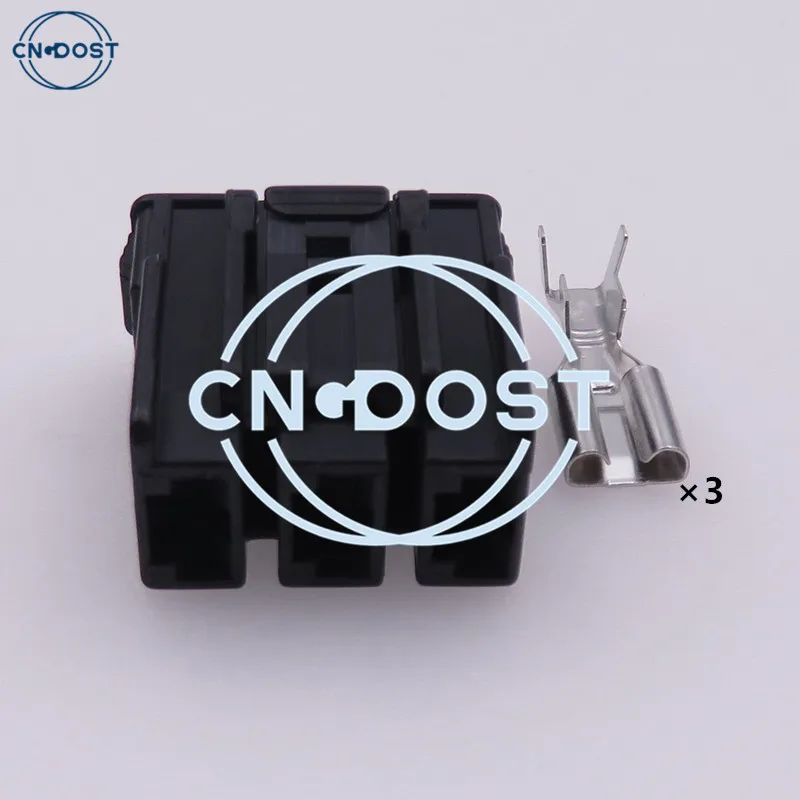 

1 Set 3 Pin 7.8 Series Automobile Large Current Cable Harness Plastic Housing Unsealed Plug AC Assembly Auto Accessories