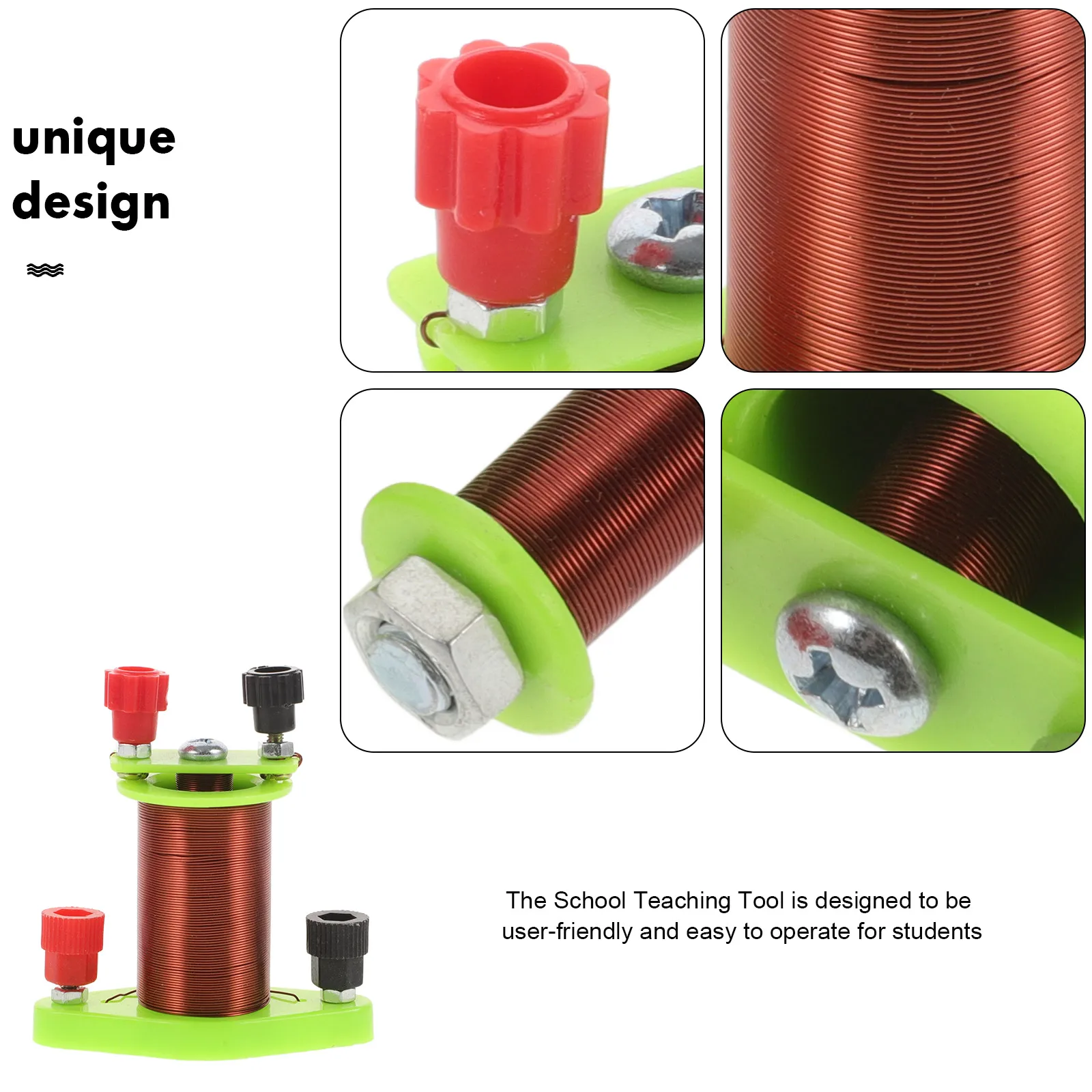 

Experimental Coil Electromagnetic Induction Solenoid Coil Physics Teaching Tool Durable Reliable Materials Easy Operate