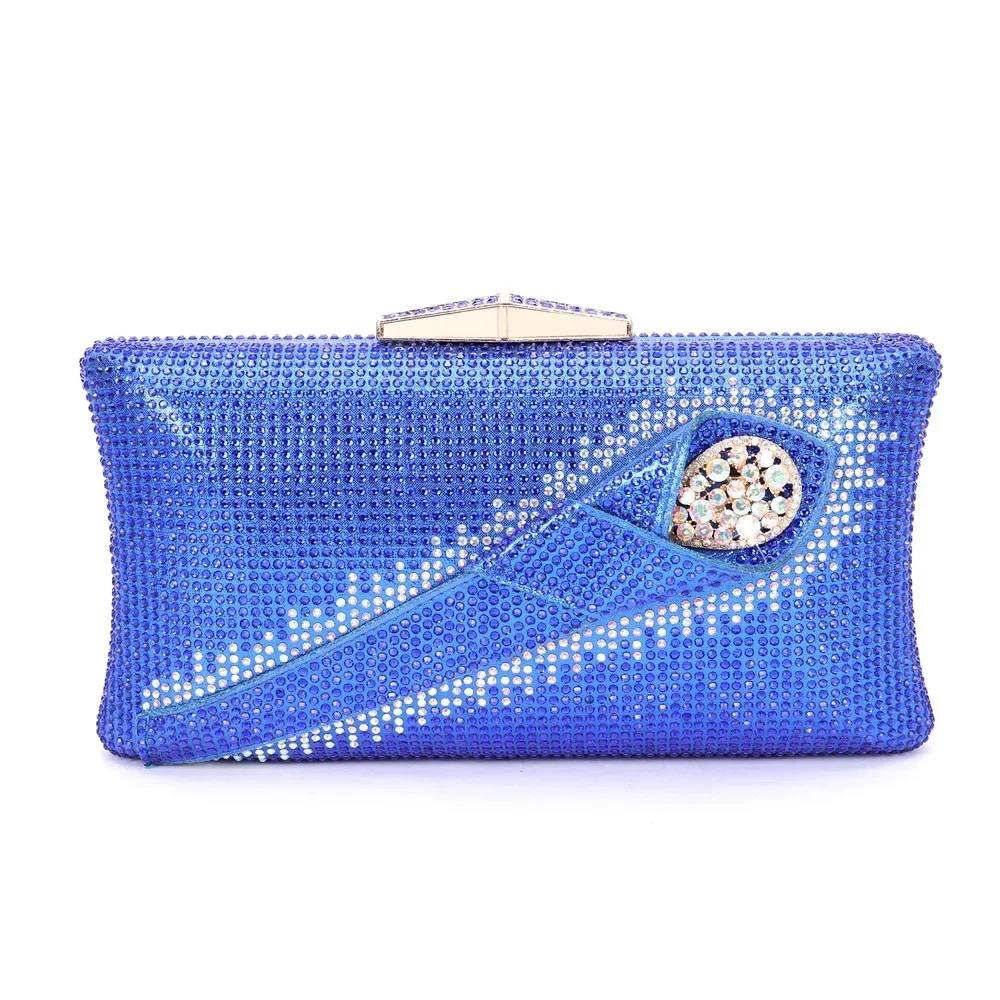 

XIYUAN Colorful Rhinestone Female Clutches Wedding Bridal Dinner Party Purse Woman Diamond Cocktail Evening Bag Crystal Handbag