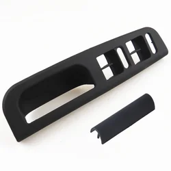 3B1867171E Black Window Switch Control Panel Bezel + Door Handle Trim Fit for VW Volkswagen Passat B5 Golf Jetta Bora MK4