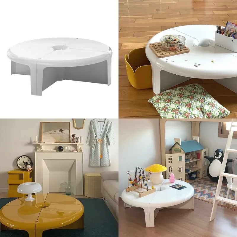 Nordic Modular Splicing Coffee Table Simple Side End Table for Small Apartment Living Room Sofa Corner Furniture