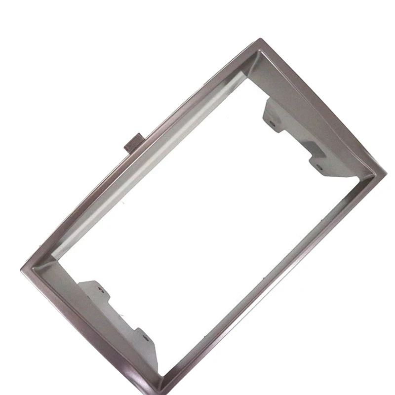 مجموعة لوحة عدادات تركيب ستيريو راديو السيارة ، سيبارو تراثي ، رمادي فضي ، دين مزدوج