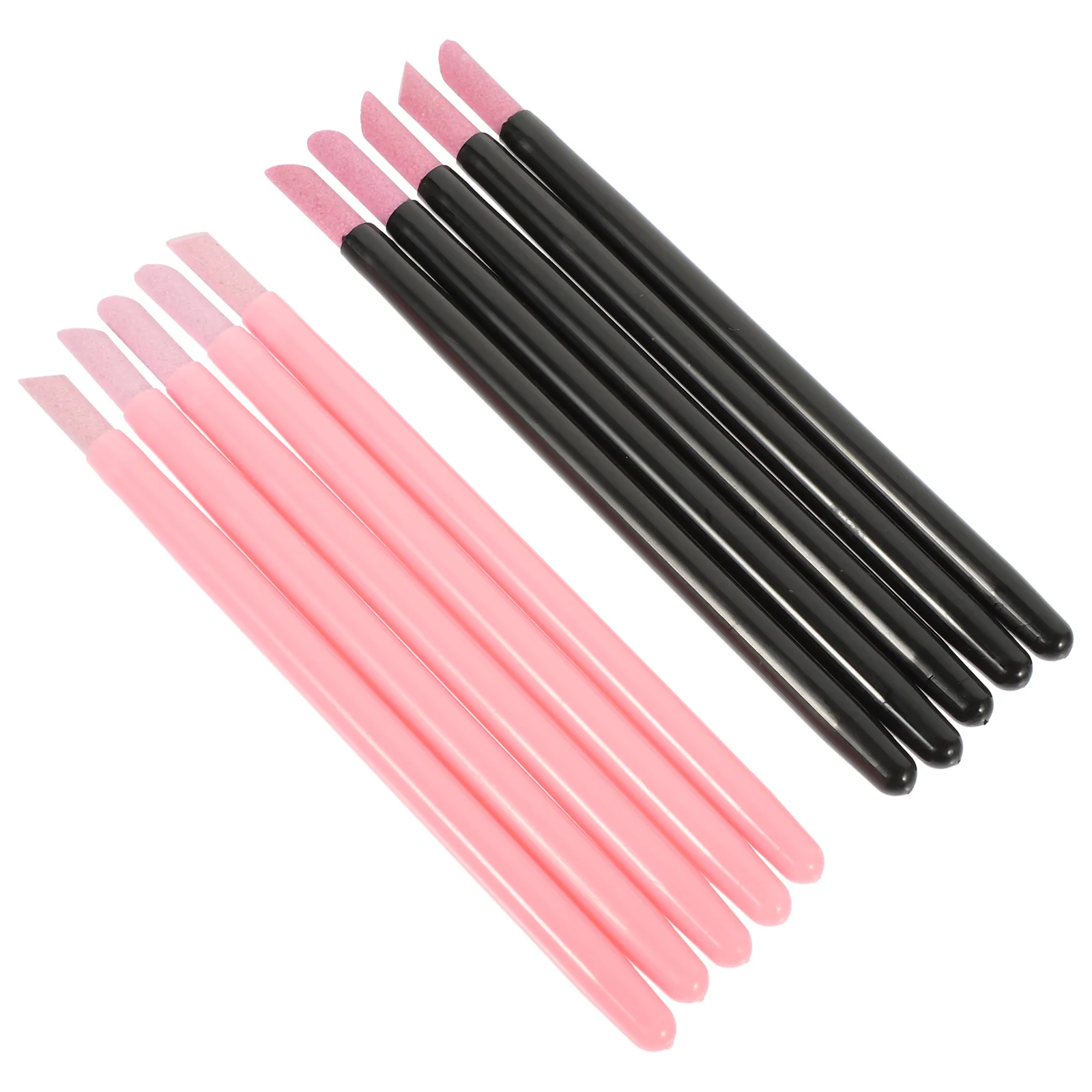 2 conjuntos de caneta vara cerâmica de uma cabeça removedor de cutícula do prego trimmer arquivo para unhas falsas naturais pele morta remover moagem polimento