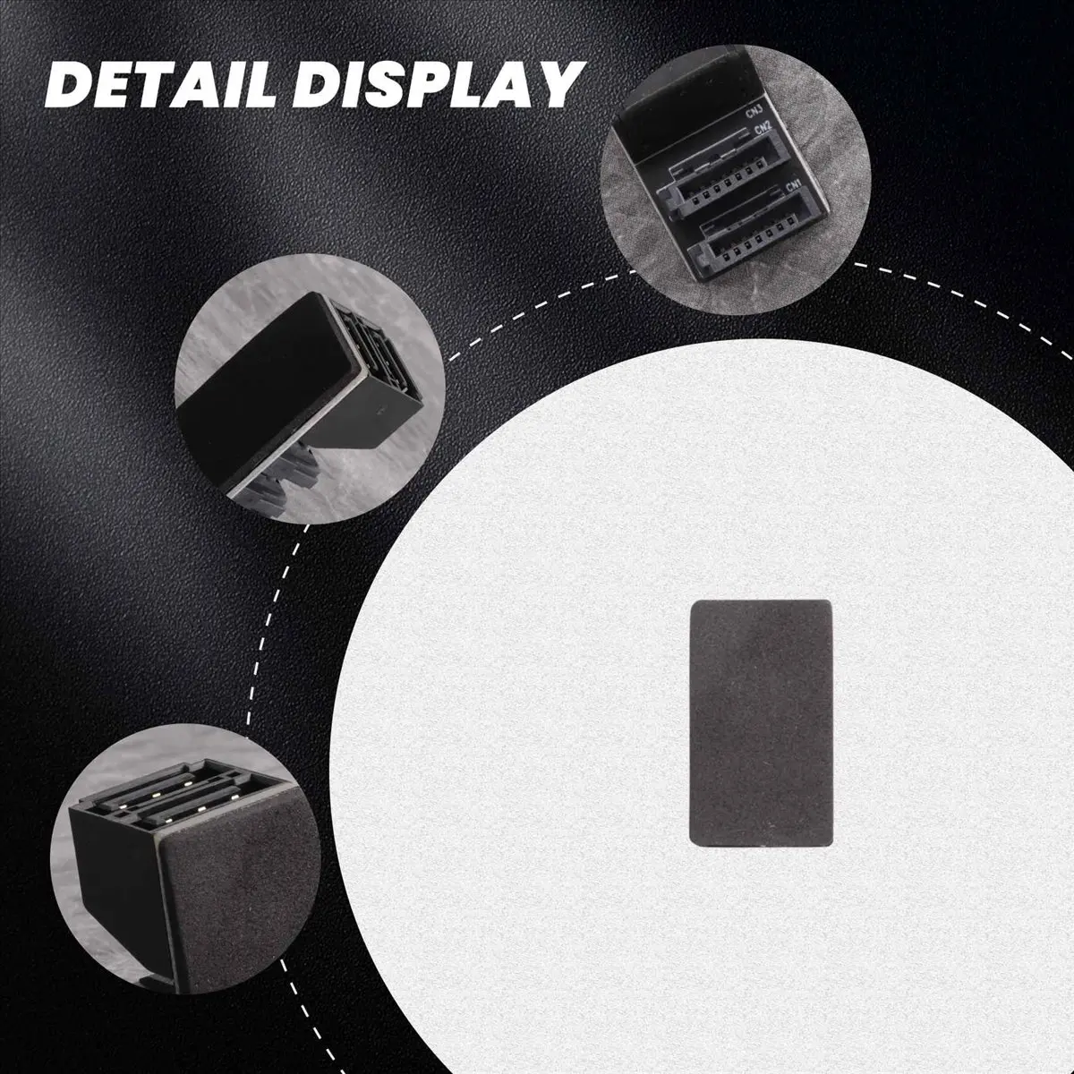 1Pcs Double SATA 7Pin Female to Double 7Pin Male 90 Degree Angled Adapter Mainboard SATA Adapter for Desktops SSD HDD