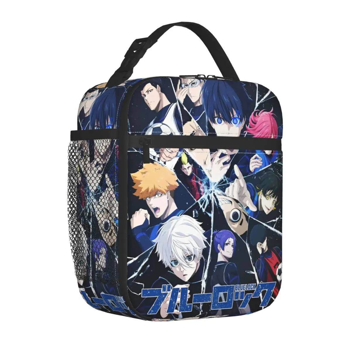 

Anime Blue Lock Insulated Lunch Bag High Capacity Soccer Sports Meal Container Cooler Bag Tote Lunch Box Outdoor Food Handbags