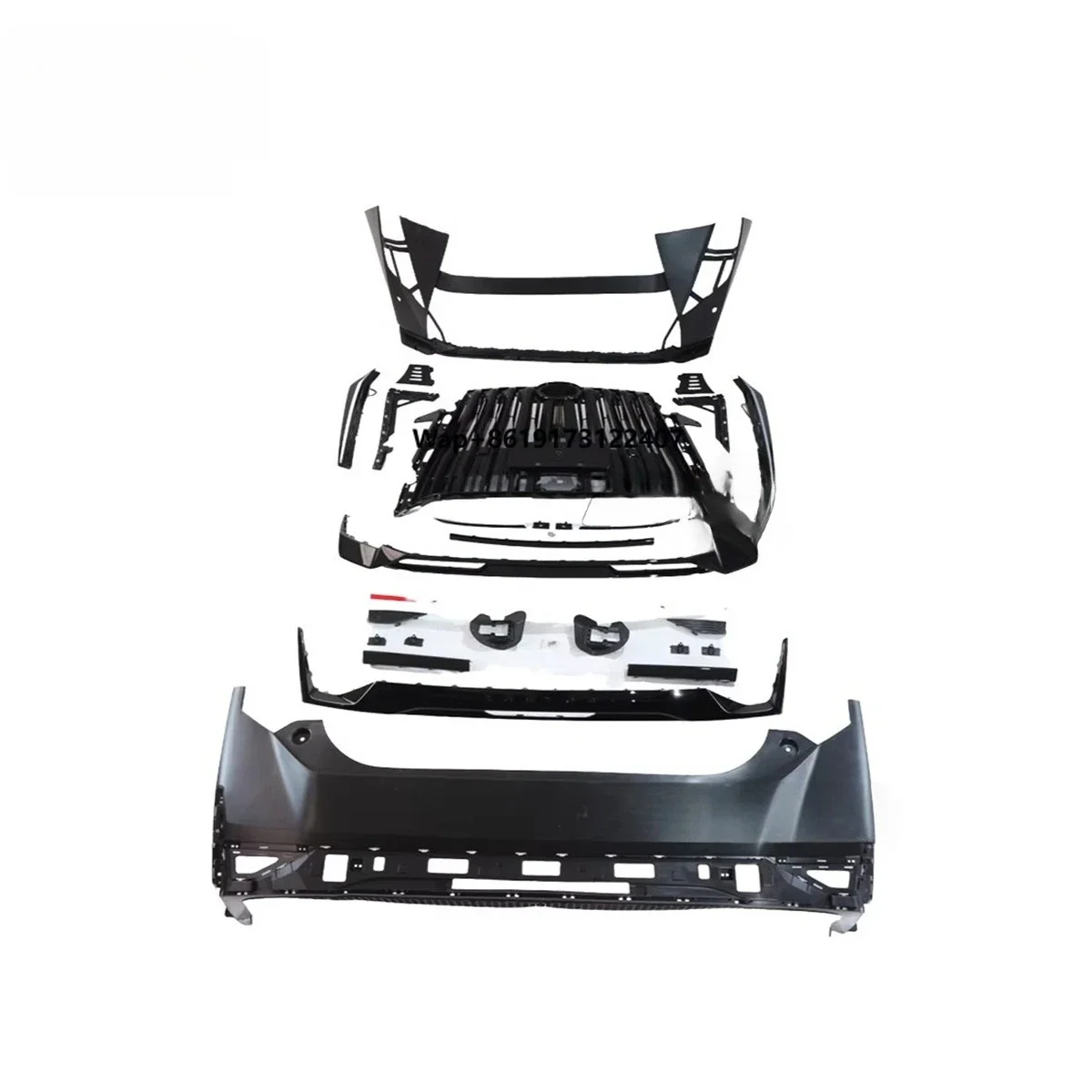 

New Looking Modified bumper For 2023 GAC Trumpchi 23E9 Grandmaster Renamed Master New Front and Rear Bumpers Body Kits