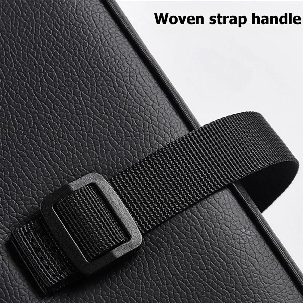 A08I Sheet Music Folder, Music Holder with Adjustable Handle Strap, Piano Sheet Binder Organizer Music Stand Accessories
