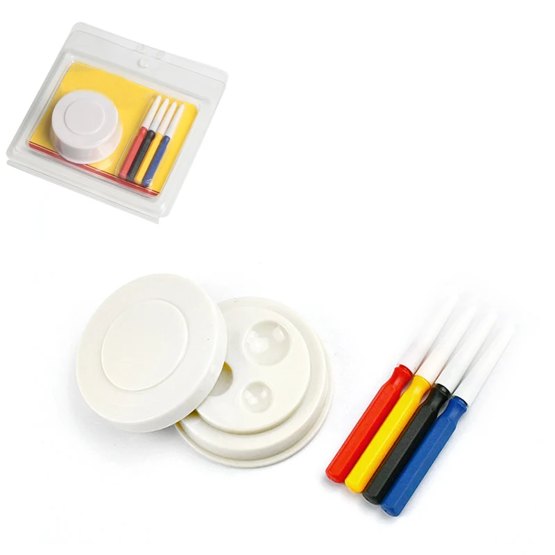 

5Pcs/set Watch Oiler Kit 4 Oil Pin Pen Dip Pins + Oiler Dish Oil Cup Watch Oiler Accessory Watch Repair Tools for Watchmaker