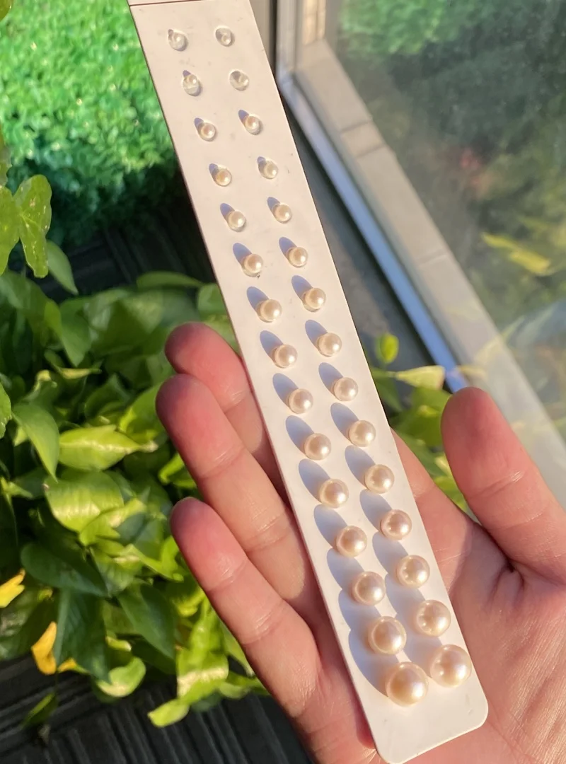 

5A Высокий блеск Натуральный пресноводный жемчуг Идеальный круглый свободный жемчуг без пятен для изготовления ювелирных изделий DIY Серьги Ожерелье