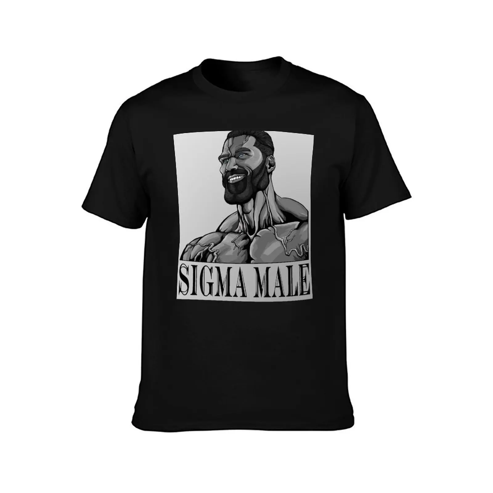 SIGMA MALE T-Shirt Big and Tall Crew Neck Tee T-Shirt