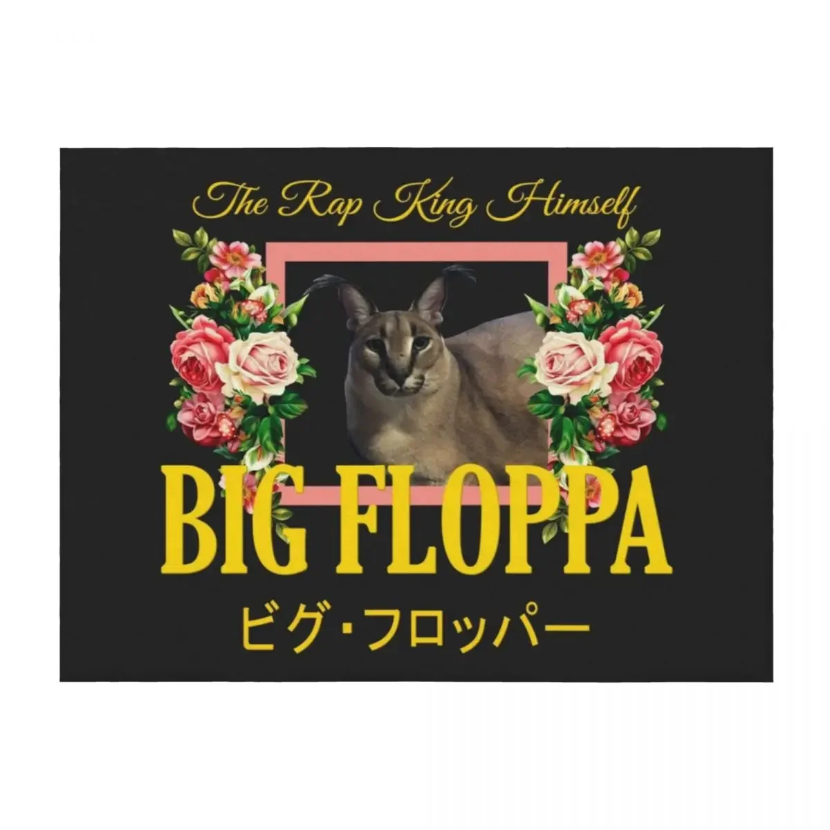 

Big Floppa Floral Aesthetic Throw Blanket Giant Sofa Luxury Brand Designers Camping Blankets