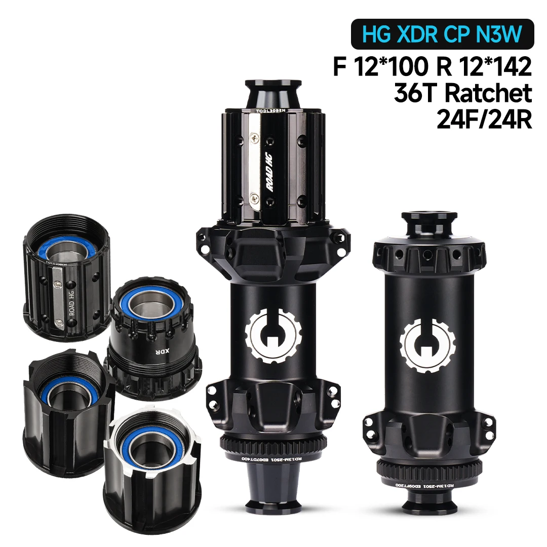 

Bicycle Hub 36T Ratchet Ceramic/Steel Bearing Center Thru - HG/XDR/CP/N3W/MSR