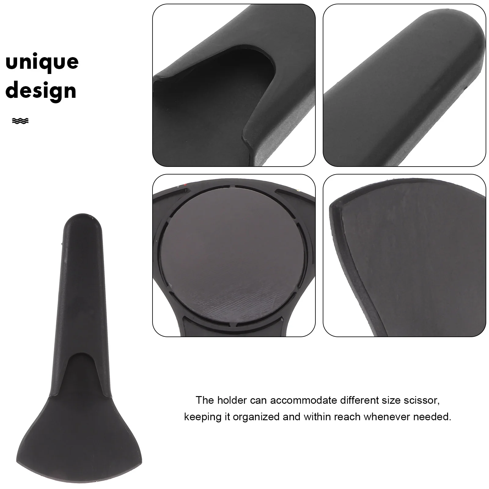 Refrigerator Scissor Sleeve Coffee Scoop Magnetic Holder Blade Storage Rack Plastic Office Metal Items Organizer