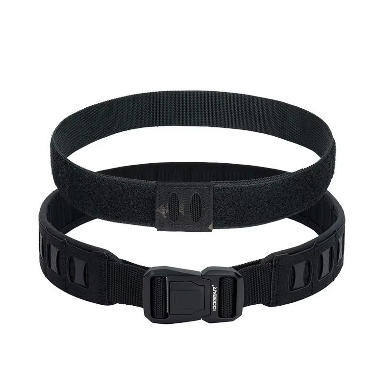 

IDOGEAR 2-inch Tactical Belt with Quick Release Buckle MOLLE and Inner Belt, Lightweight Belt for Outdoor Sports 3431