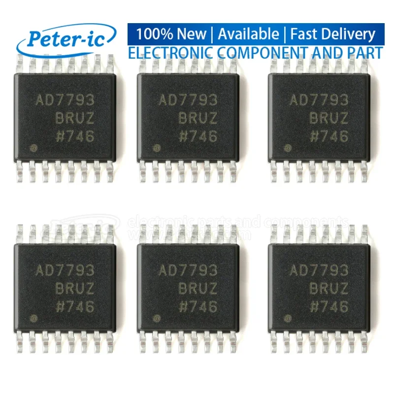 AD7793BRUZ-REEL AD7793BRU AD7793BRUZ AD7793 BRUZ Analog To Digital Converters ADCs Available 24Bit 470Hz TSSOP-16(1Piece)