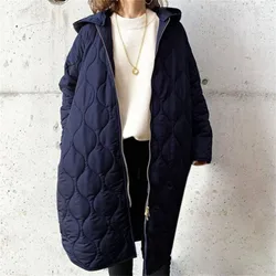 Steppjacke mit Kapuze, Wintermäntel für Damen, lässig, locker, warm, gemütlich, leicht, Daunenmäntel für Damen, Jacken für den Winter