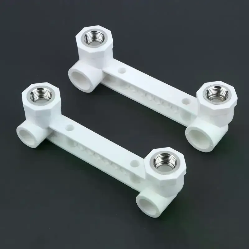 High Quality PPR Shower Faucet Holder 1/2'' Female Copper Elbow Connector 20/25mm Fixed Parts for Daily Bathroom Use