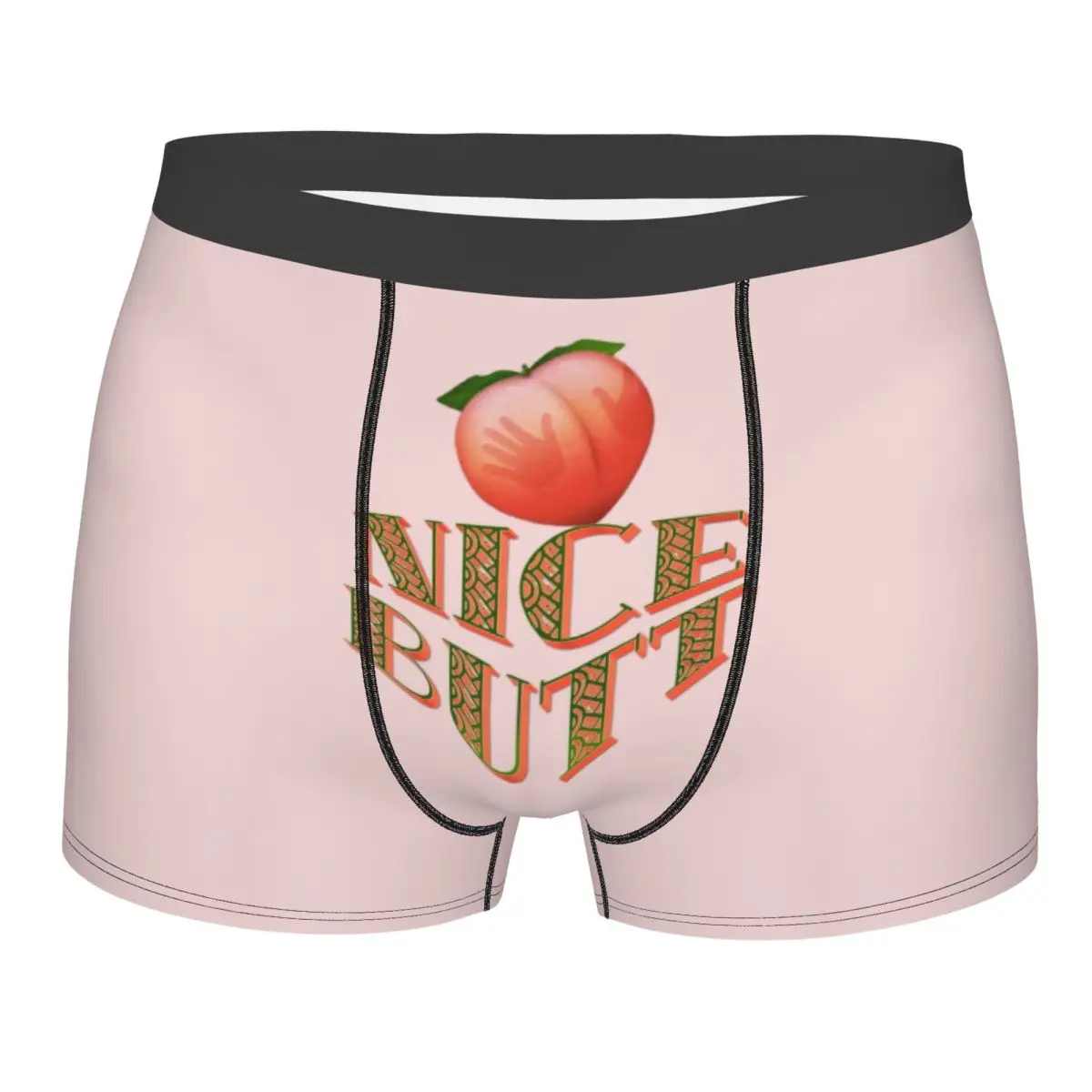 

Custom Nice Butt Peach Underwear Men Printed Boxer Briefs Shorts Panties Soft Underpants