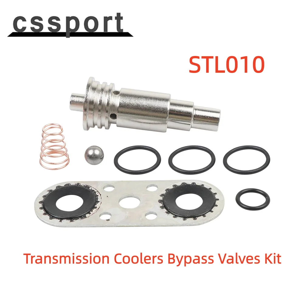 STL010 P9JC Transmission Coolers Bypass Valves Kit Sliver For Precise Coolant Control